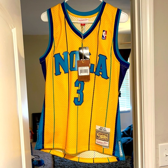 Vintage Chris Paul NOLA Mitchell & Ness Hardwood Classics jersey size small. - Picture 1 of 8